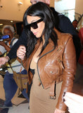 Kim Kardashian Leather Jacket #1