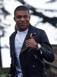Kylian Mbappe Leather Jacket