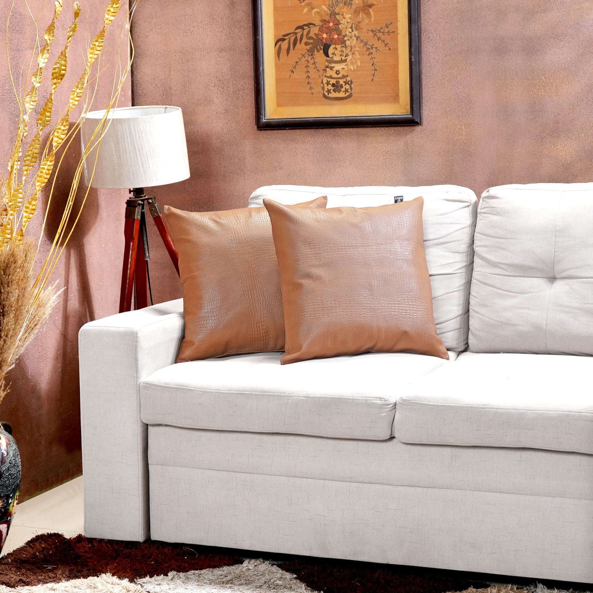leather pillow cover, pillow cover