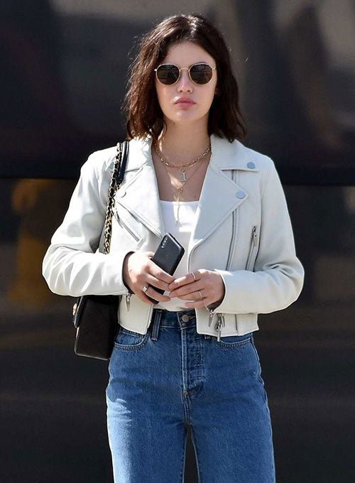 Lucy Hale Leather Jacket #1