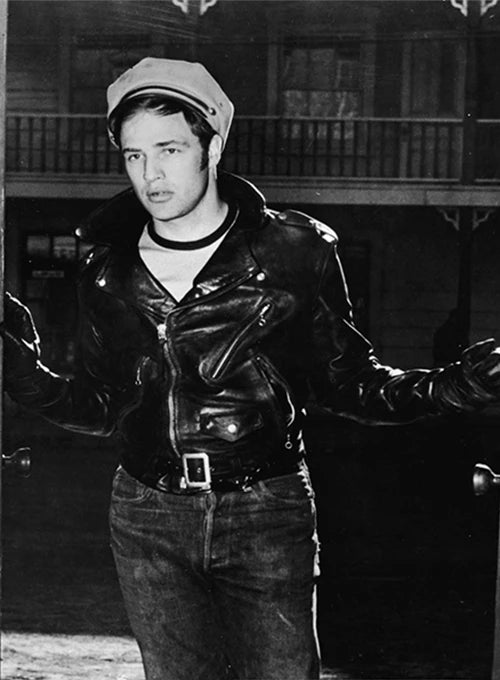 Marlon Brando The Wild One Leather Jacket