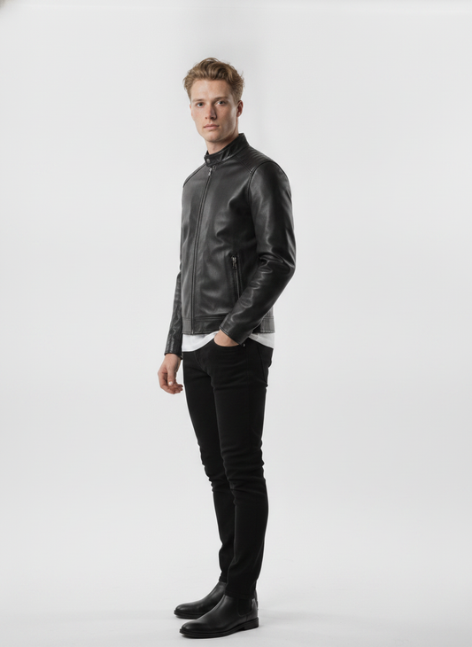 men-black-leather-jacket - vton_side