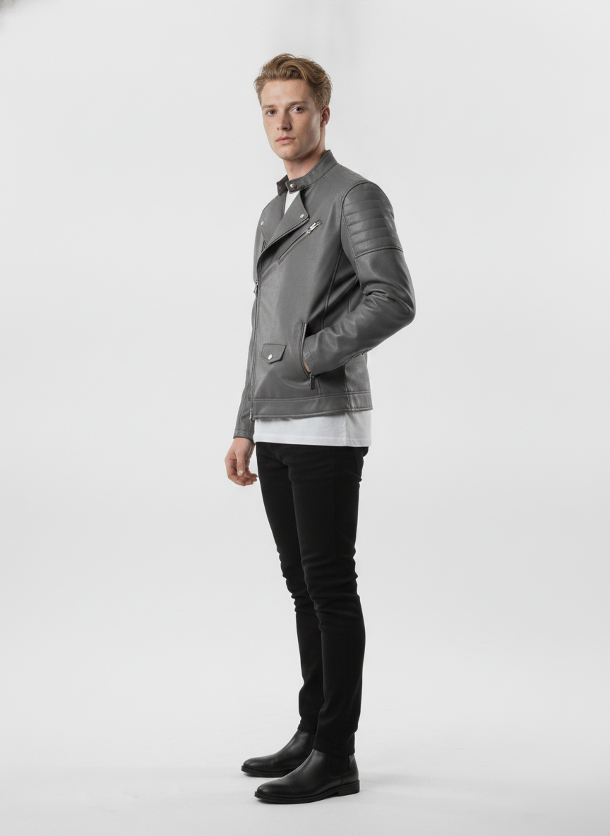 men-olive-green-solid-biker-jacket - vton_side