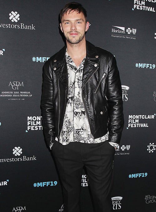 Nicholas Hoult Leather Jacket #1