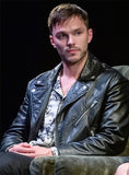 Nicholas Hoult Leather Jacket #1