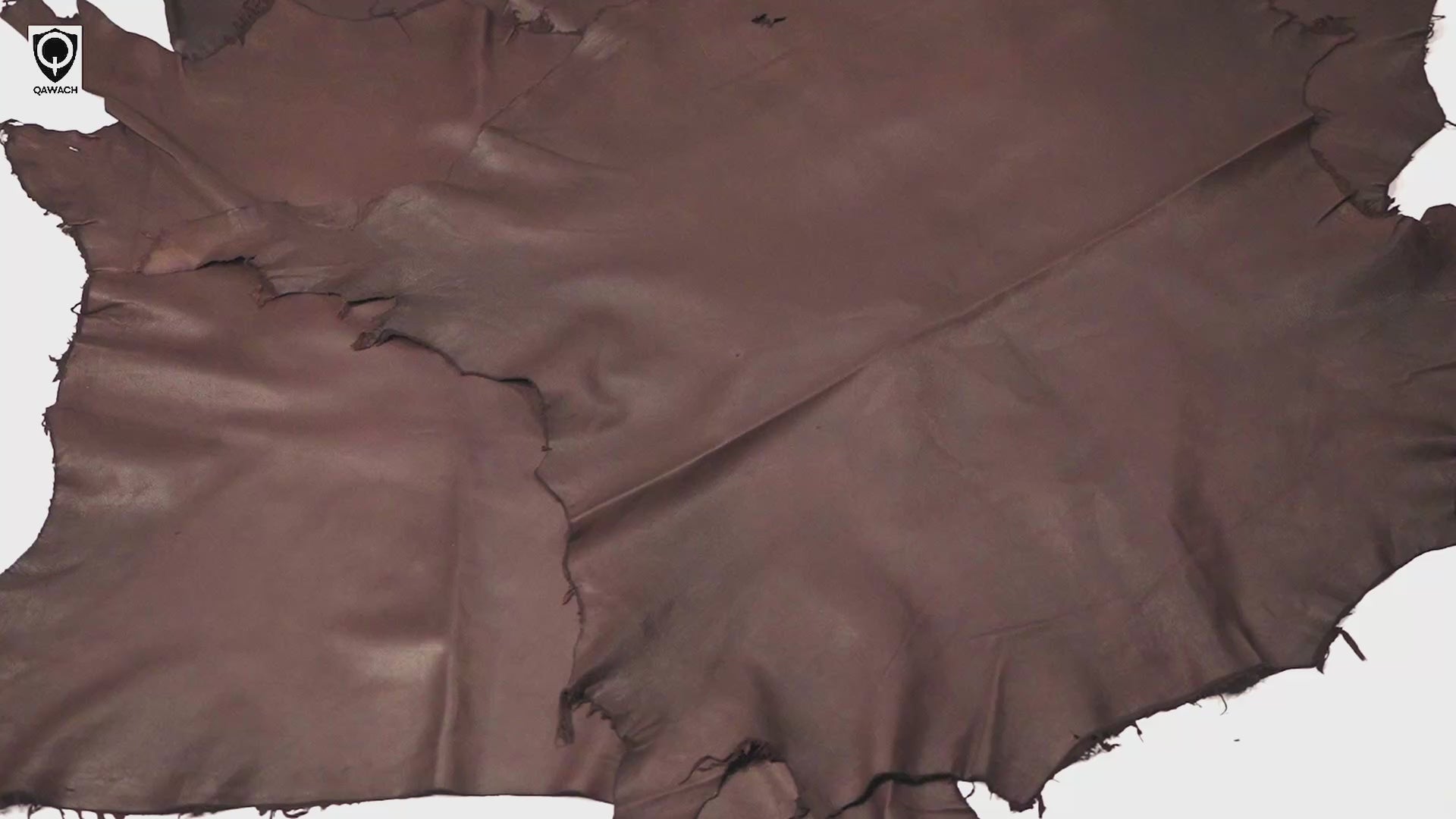 Qawach Real Lambskin Skin Hides Leather SOFT PREMIUM BURNT WINE Each Skin 6+sqf