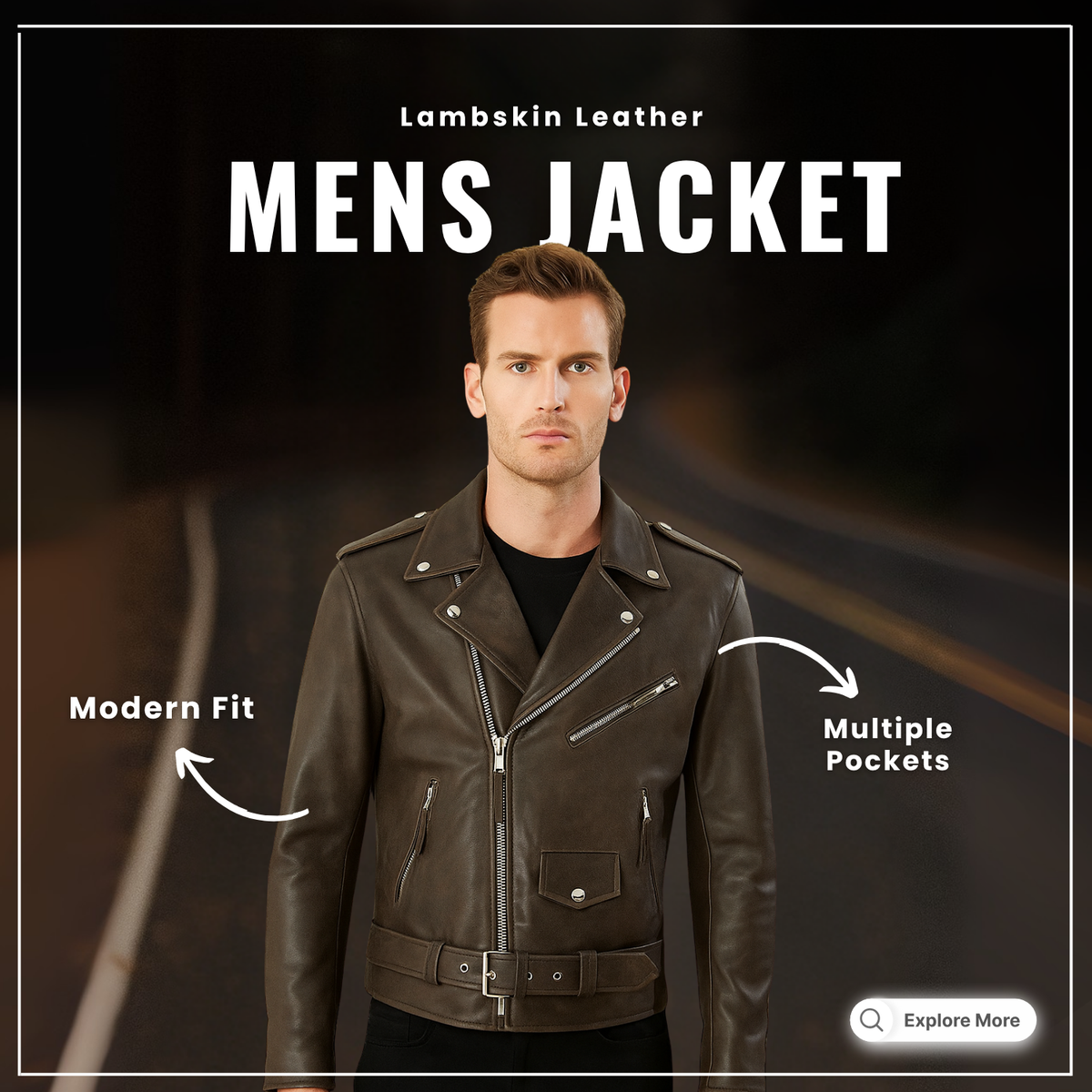 Men's leather jackets
