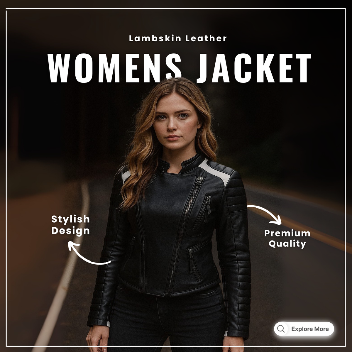 Women's leather jackets