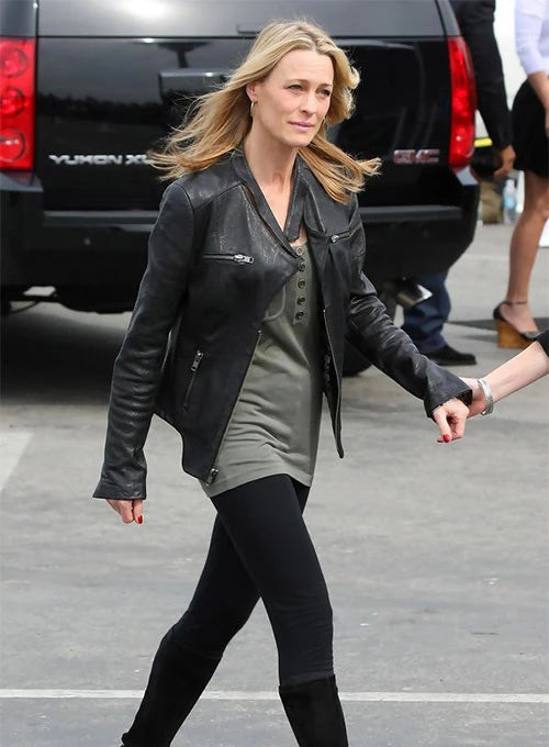 Robin Wright Leather Jacket #2