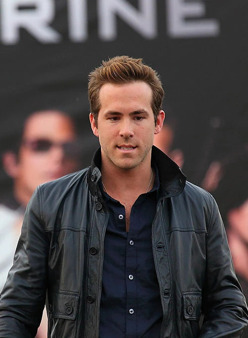 Ryan Reynolds Leather Jacket #4