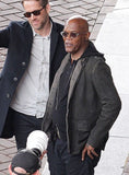 Samuel Jackson The Hitman's Wife's Bodyguard Leather Blazer