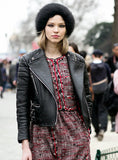 Sasha Luss Leather Jacket