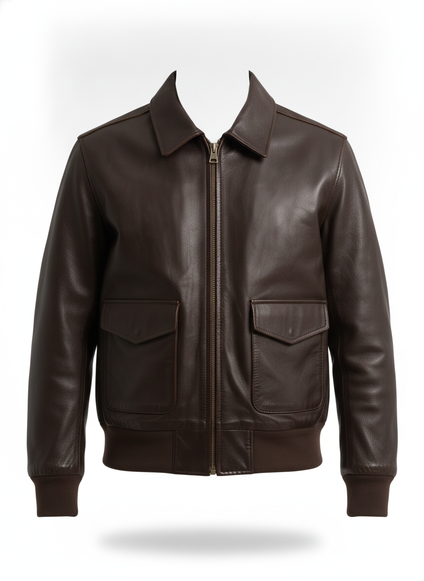 steve-carell-welcome-to-marwen-bomber-leather-jacket - ghost_front