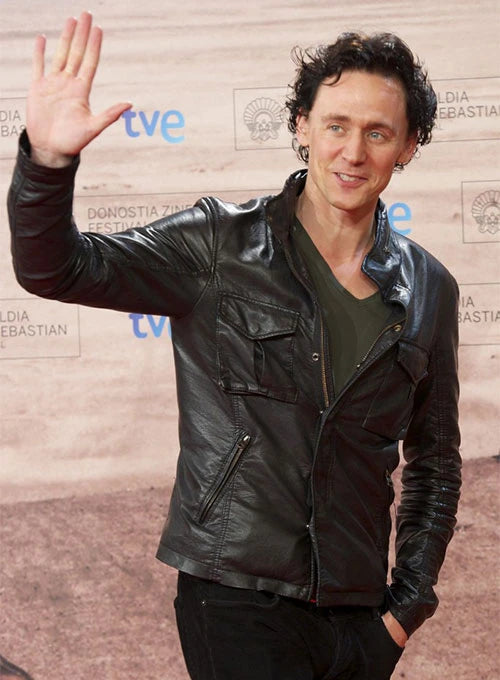 Tom Hiddleston Leather Jacket