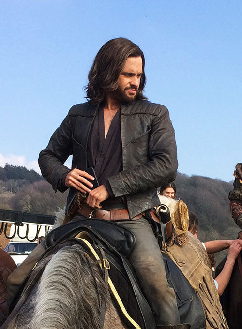 Tom Riley Da Vinci's Demons Leather Jacket #1
