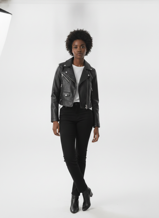 women-black-leather-crop-biker-jacket - vton_front