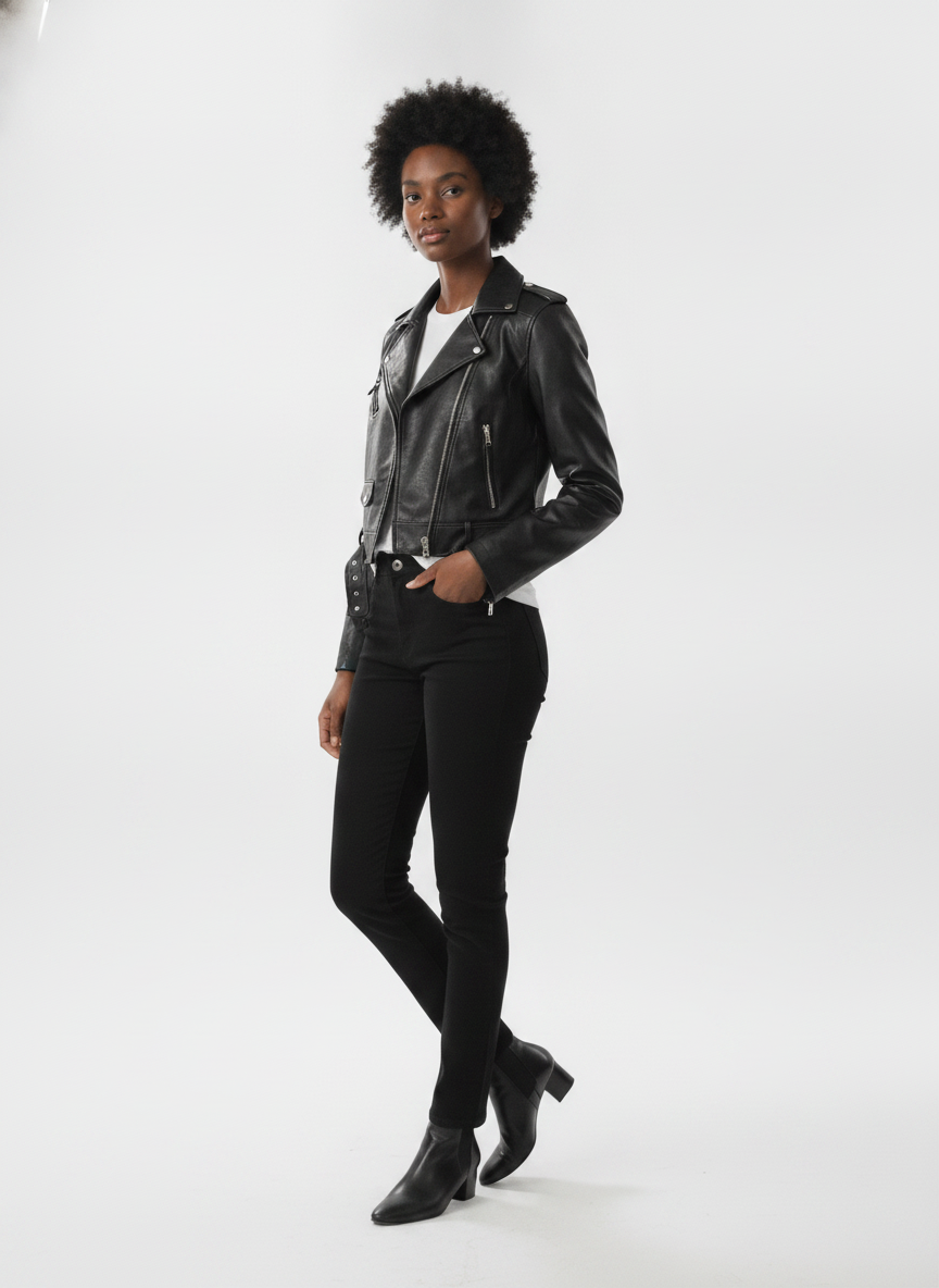 women-black-leather-crop-biker-jacket - vton_side