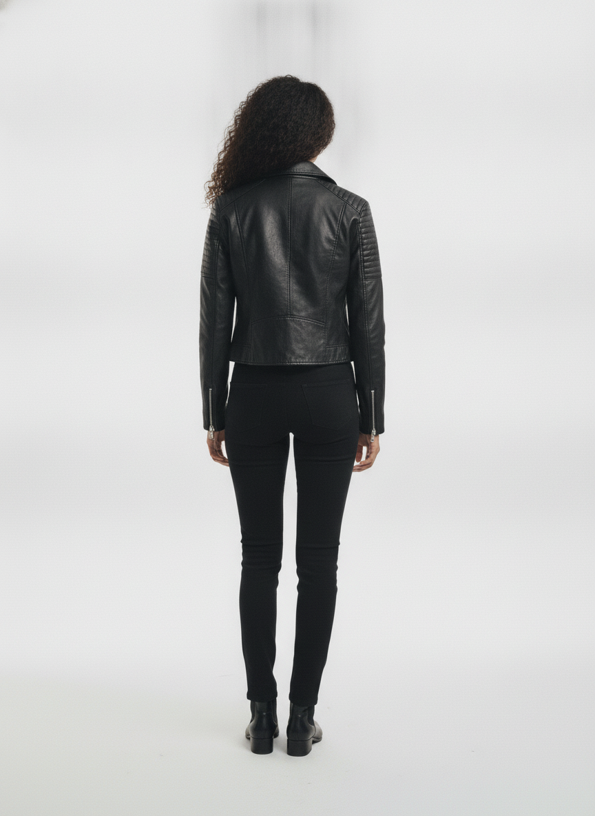 women-black-leather-crop-outdoor-biker-jacket - vton_rear