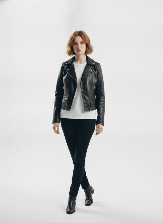 women-black-lightweight-genuine-leather-crop-jacket - vton_front