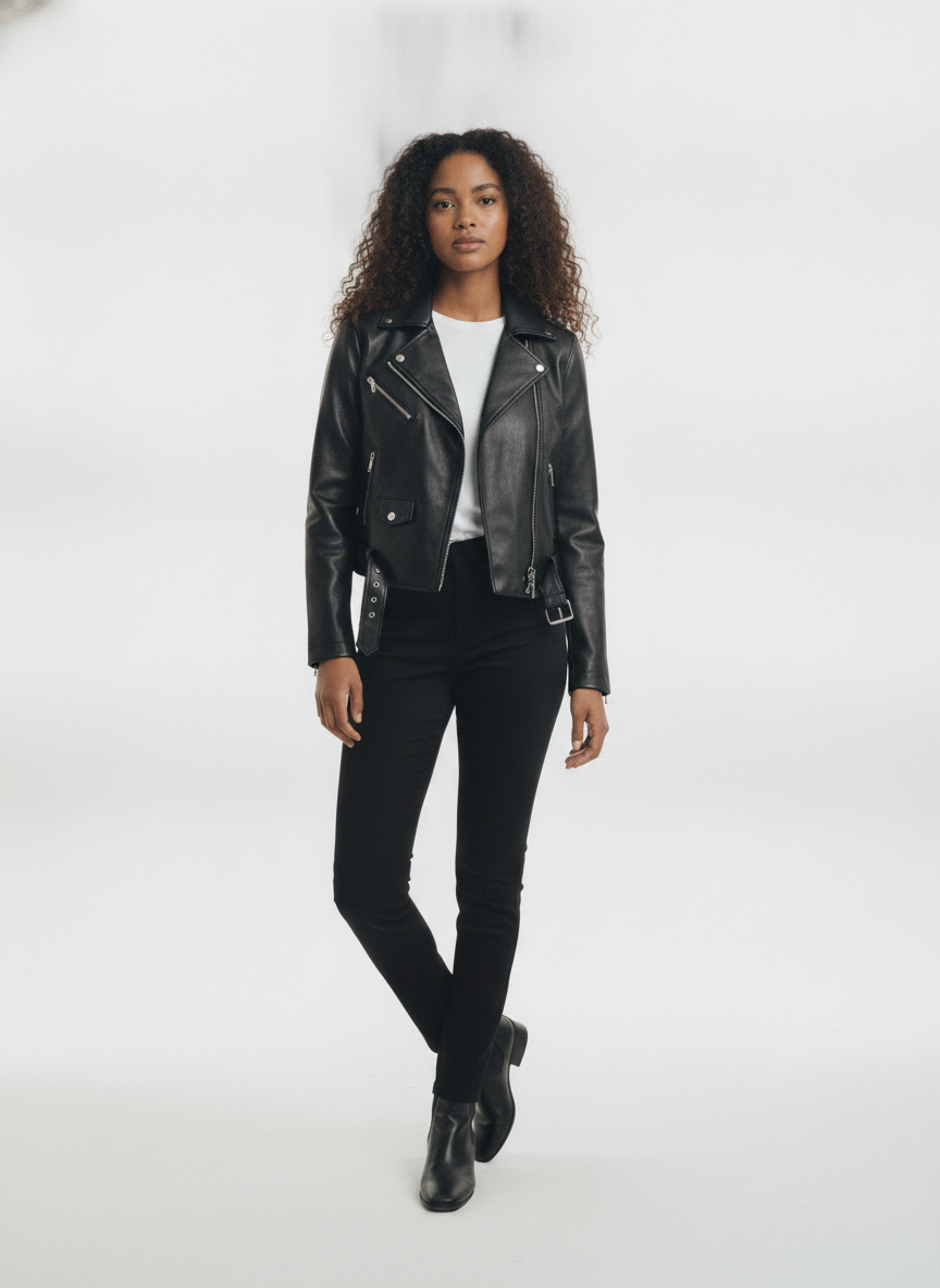 women-black-outdoor-biker-jacket - vton_front