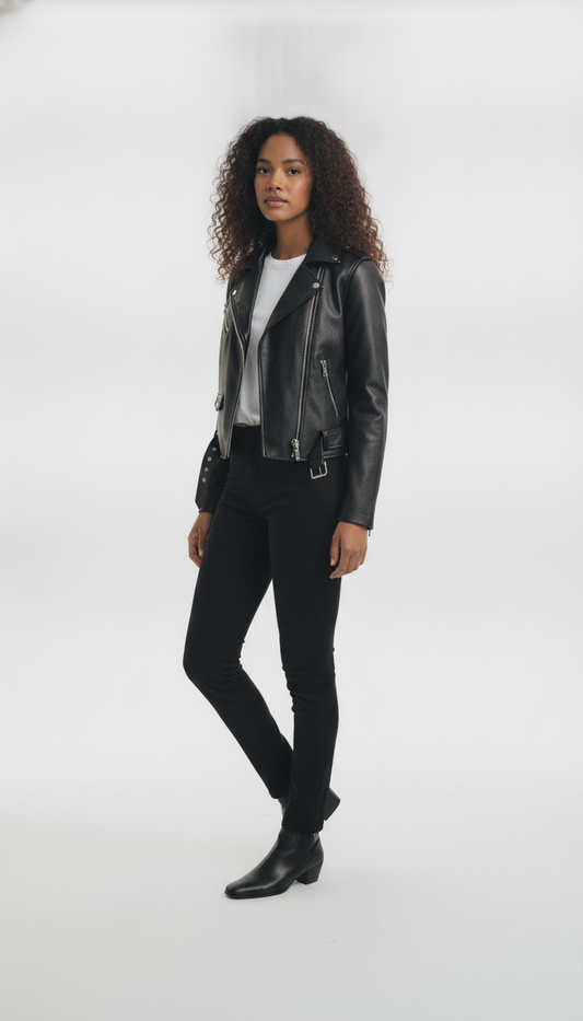 women-black-outdoor-biker-jacket - vton_side