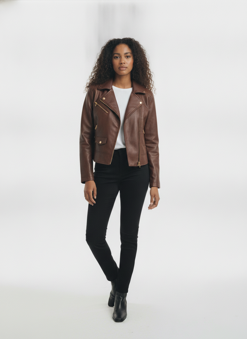 women-coffee-brown-solid-biker-jacket - vton_front
