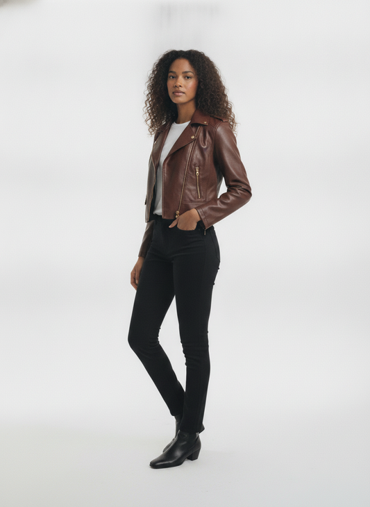 women-coffee-brown-solid-biker-jacket - vton_side
