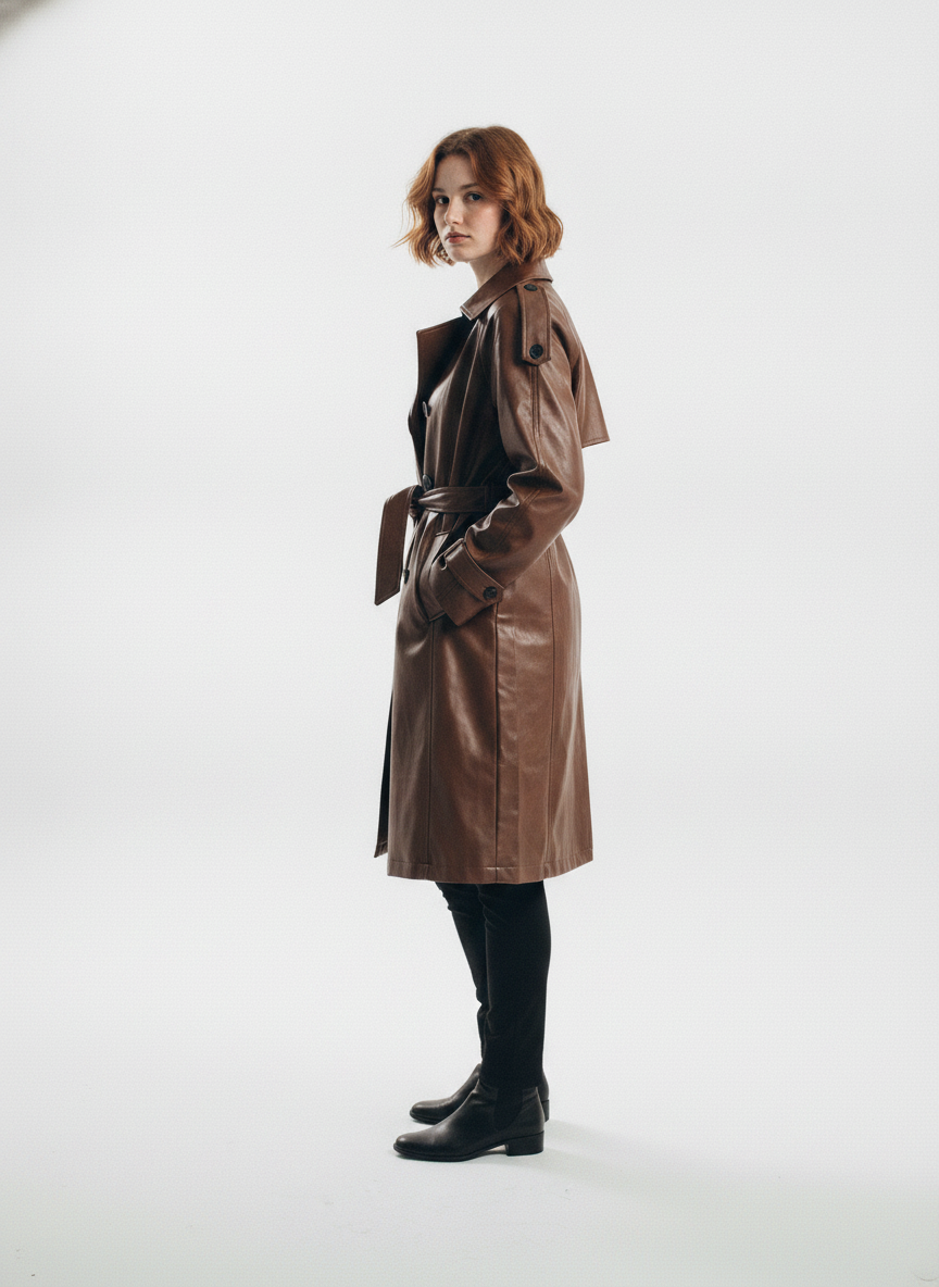 women-coffee-brown-solid-double-breasted-trench-coat - vton_side