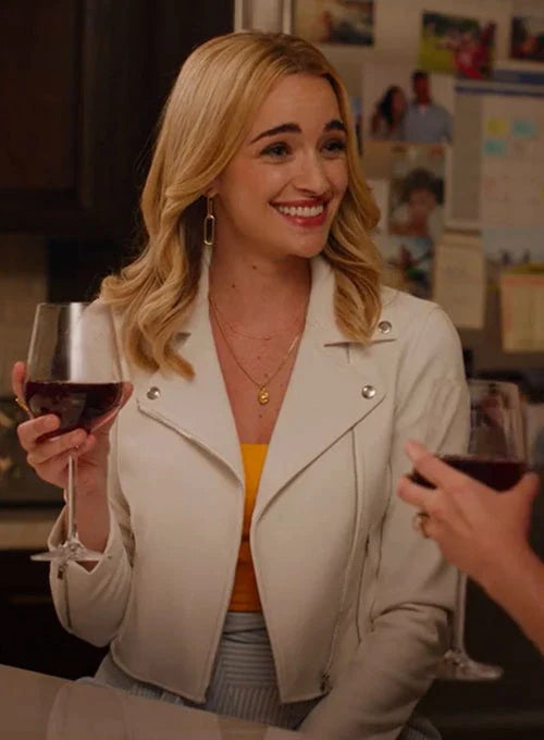 BRIANNE HOWEY GINNY AND GEORGIA LEATHER JACKET









