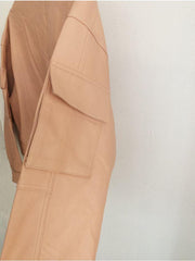 Women Leather Bomber Jacket # 1 - Qawach Leather