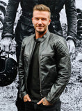 DAVID BECKHAM LEATHER JACKET STYLE # 1