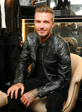 DAVID BECKHAM LEATHER JACKET STYLE # 1