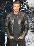 DAVID BECKHAM LEATHER JACKET STYLE # 1