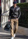 DAVID BECKHAM LEATHER JACKET STYLE # 2