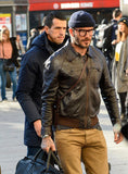 DAVID BECKHAM LEATHER JACKET STYLE # 2