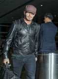 DAVID BECKHAM LEATHER JACKET STYLE # 3