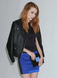 EMMA ROBERTS LEATHER JACKET











