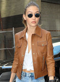 GIGI HADID LEATHER JACKET
