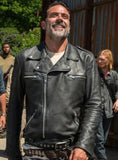 JEFFREY MORGAN THE WALKING DEAD LEATHER JACKET