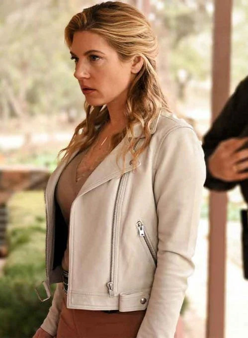 KATHERYN WINNICK BIG SKY LEATHER JACKET STYLE #1












