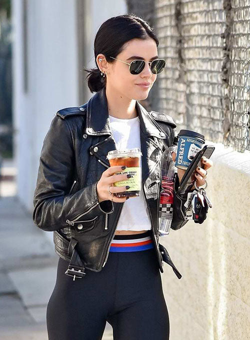 Lucy Hale Leather Jacket | QAWACH