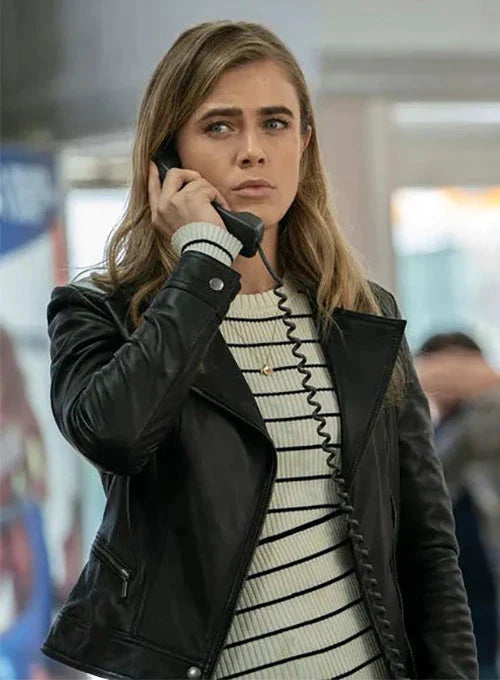 MELISSA ROXBURGH MANIFEST LEATHER JACKET










