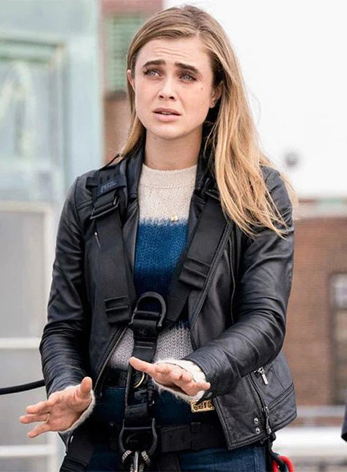 MELISSA ROXBURGH MANIFEST LEATHER JACKET










