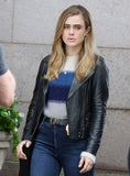 MELISSA ROXBURGH MANIFEST LEATHER JACKET










